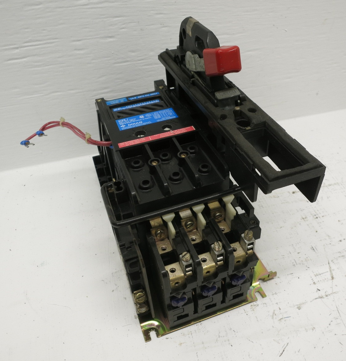 Gould A821C Size 1 Motor Starter 30A 10 HP A80K10 Coil Telemecanique ITE Siemens (DW8326-1)