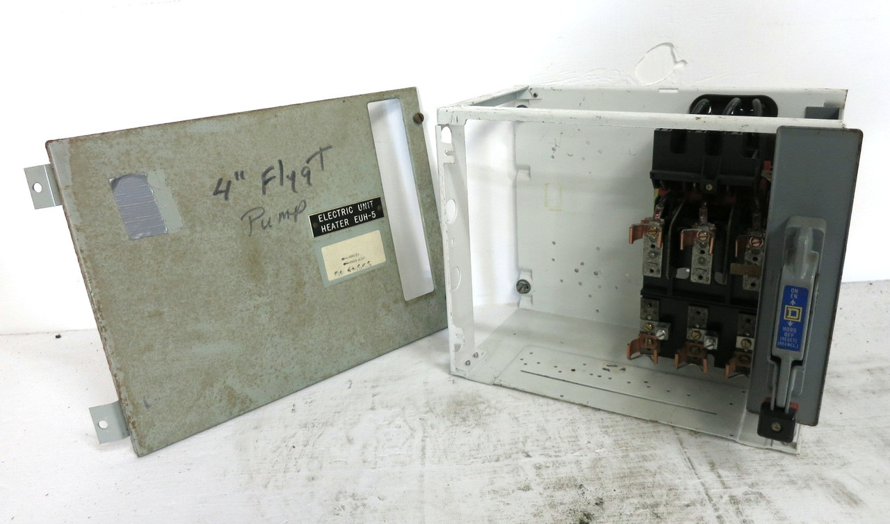 Image of Square D Model 4 60A Fusible Feeder 12" MCC Bucket 60 Amp Fused Mod 4 Unit 8998