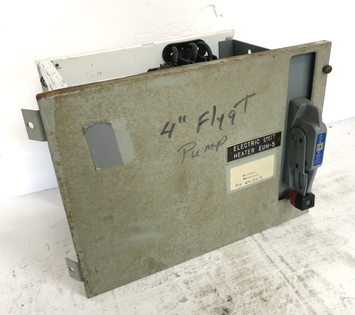 Square D Model 4 60A Fusible Feeder 12" MCC Bucket 60 Amp Fused Mod 4 Unit 8998 (DW8328-1)