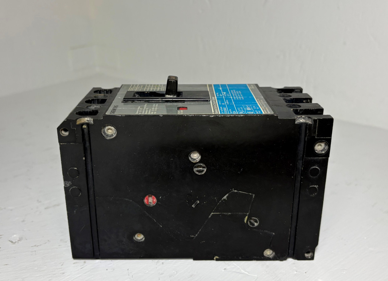 Siemens ED43B060 60A Sentron Circuit Breaker 480V 3P Type ED4 60 Amp HACR (EM5939-1)