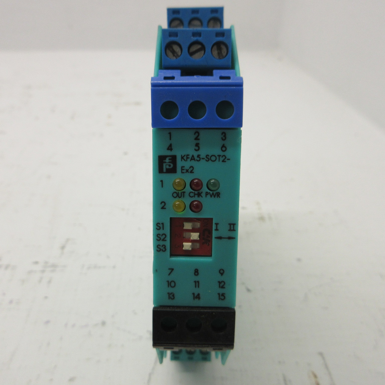 Pepperl+Fuchs KFA5-SOT2-Ex2 Isolated Switch Amplifier 2 Channel 115V PN: 43934S (AH1433-2)