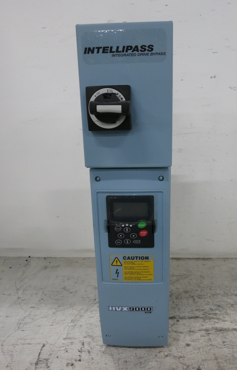 Eaton HVX01014B1B5C2P6 10 HP HVX9000 VS Drive IntelliPass Bypass 480V SVX007A1 (DW8338-1)