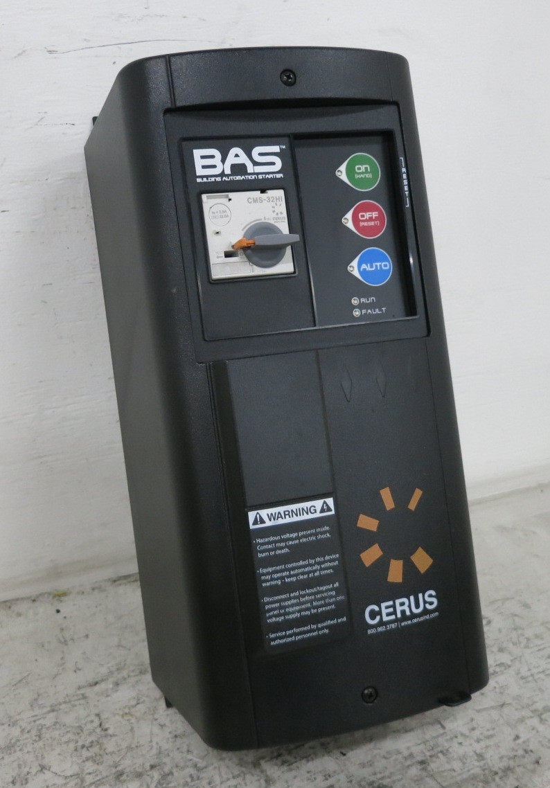 NEW Cerus BAS1-9/J-G2.5-5M Size 00 Automation Starter 2.5A 3PH CMS-32HI MRC-9b (DW8341-1)