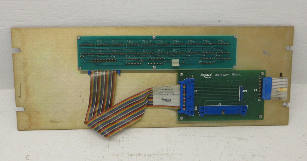 Impact Systems 04-1021-00 Rev A Program Panel Operator Interface Display Keypad (AH1440-1)