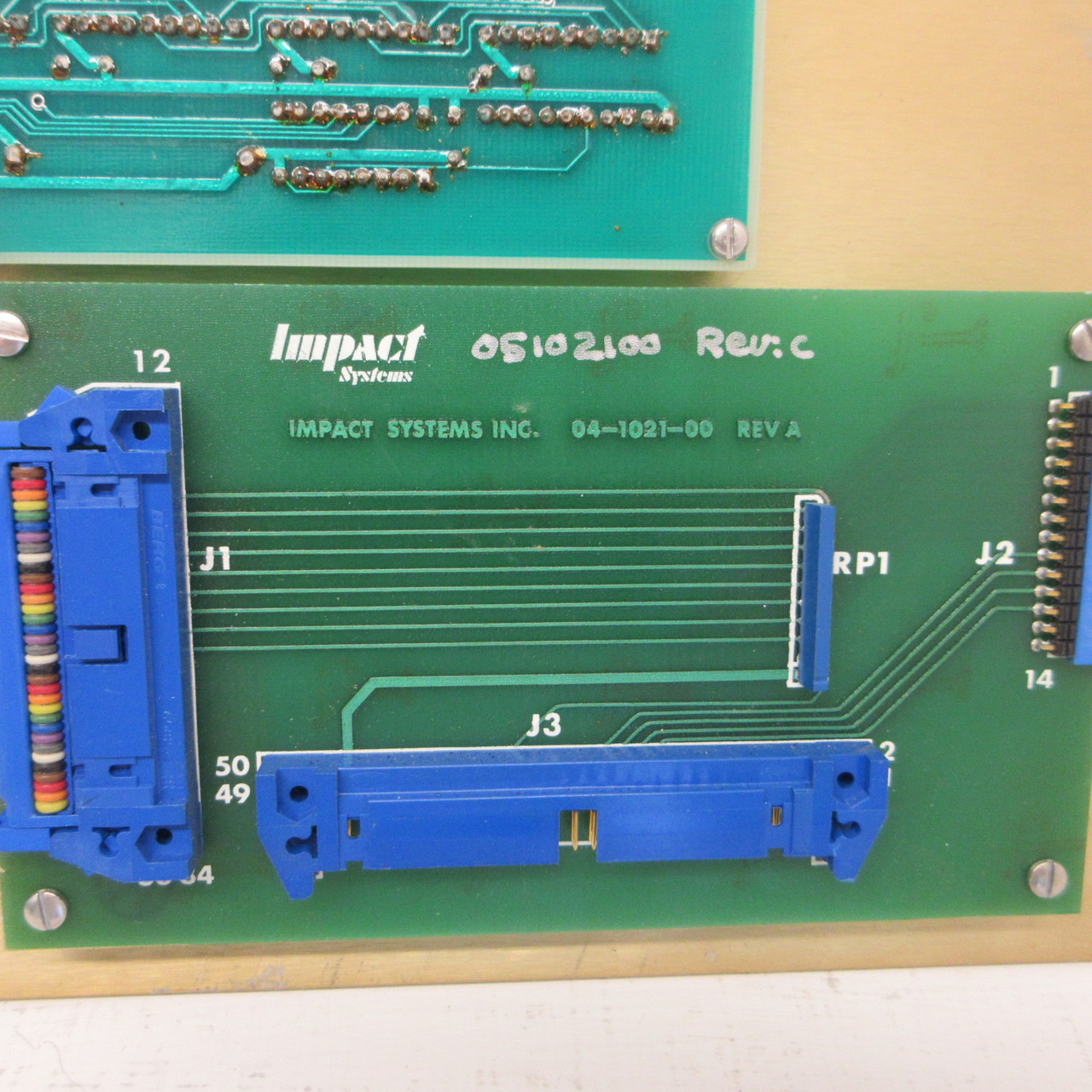 Impact Systems 04-1021-00 Rev A Program Panel Operator Interface Display Keypad (AH1440-1)