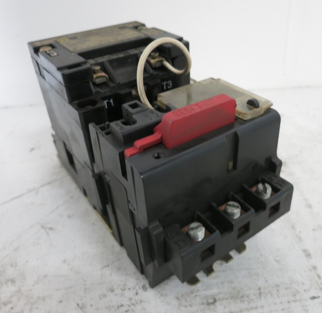 Square D 8536SCO3H200S Size 1 Motor Starter 120V Coil Motor Logic 9065-SS020 (DW8345-1)