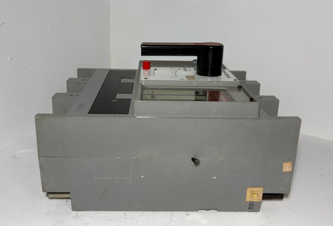 GE TPVF5616 1600A Power Break LI Circuit Breaker w/ Aux TPVF5 600V 1600 Amp 3P (EM5946-1)