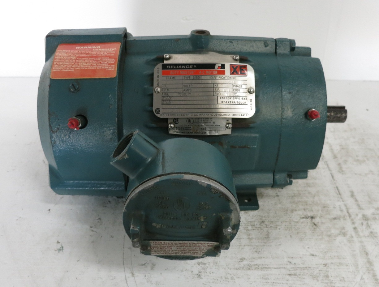 Reliance 1GHK03331A1 1 HP AC Motor 460V 1740 RPM 143TC Duty Master XE PI (DW8348-1)
