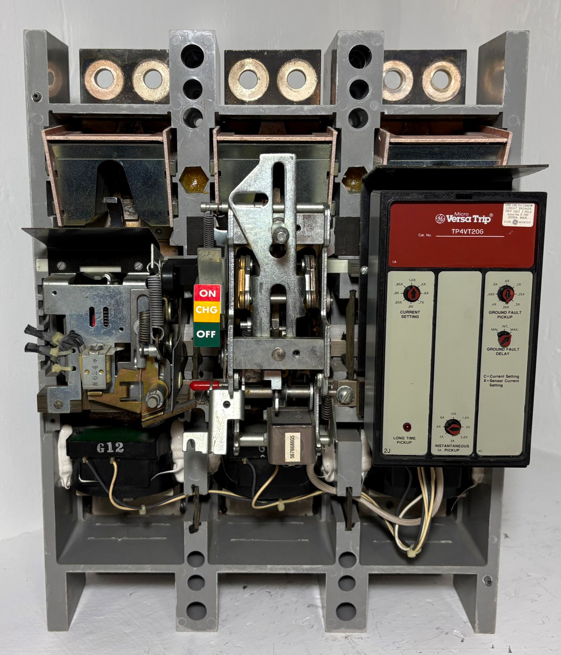 GE TPVF5616 1600A Power Break LIG Breaker w/ Shunt TPVF5 600V 1600 Amp 3P Ground (EM5945-2)