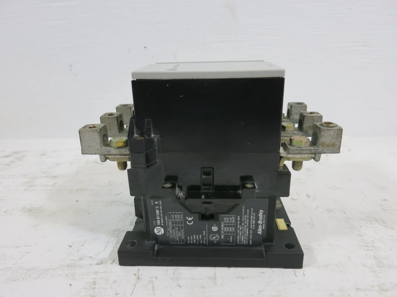 Allen Bradley AB 100-B110N*3 110 Amp Motor Contactor 600Vac 120V Coil 100 HP (BJ1132-42)