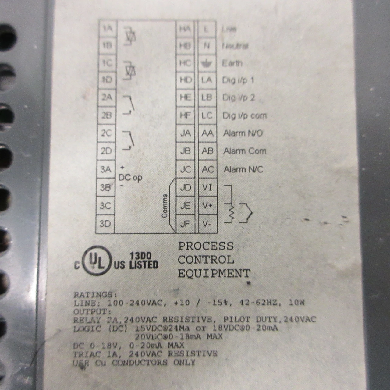 Eurotherm 2408 Temperature Controller 2408/VC/VH/TM/RR/V2/XX/XX/XX/ENG 100/240V (AH1447-1)