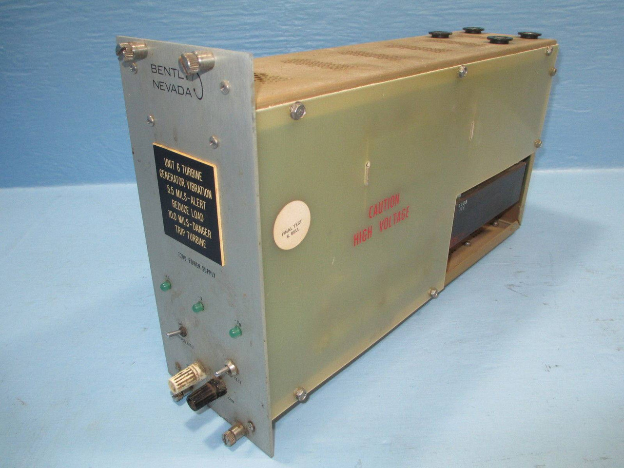 Bently Nevada 7200 Power Supply PLC Module 720500108 PS S-7200-R 72050-01-08 (EBI0526-3)