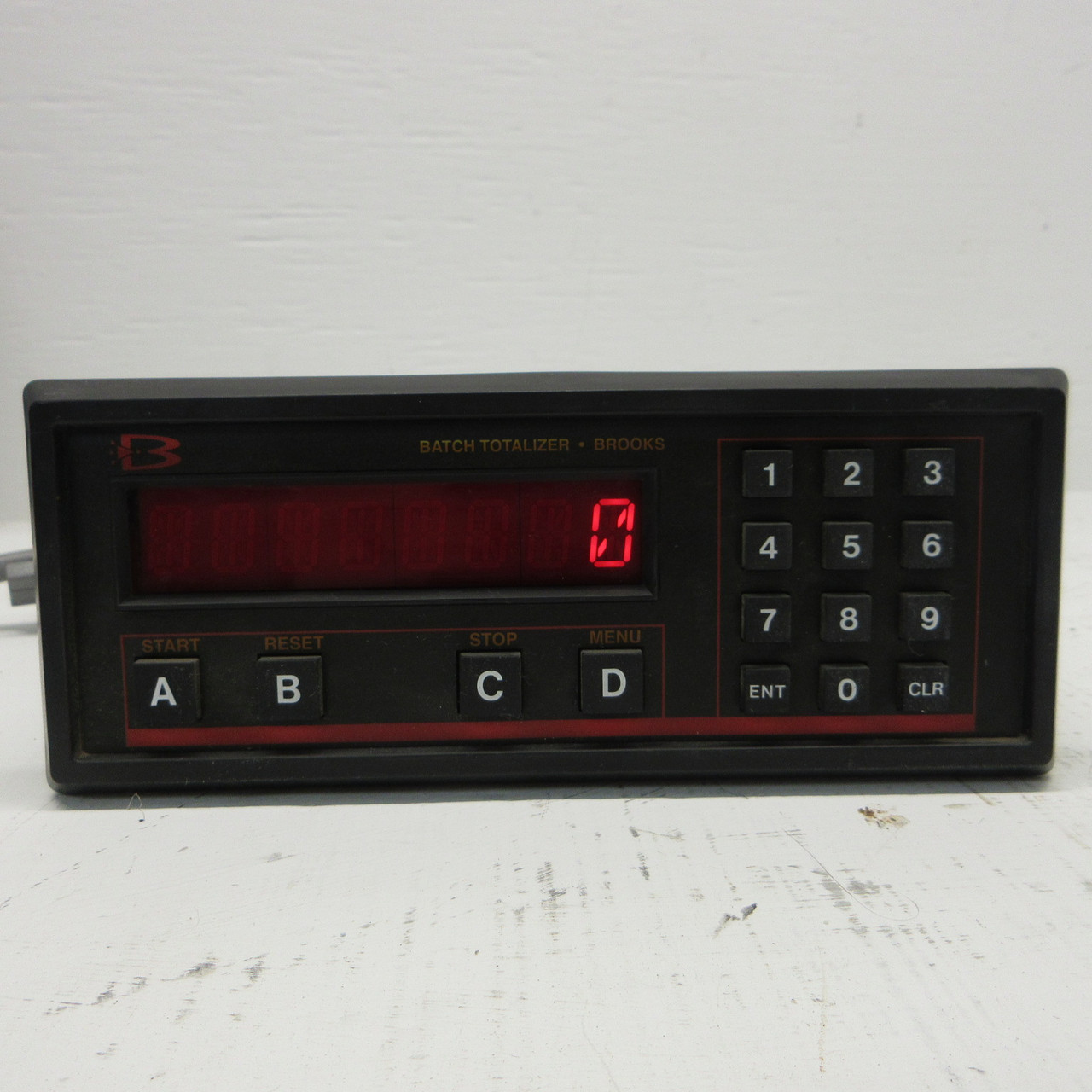 Brooks ES487 110VAC Digital Batch Totalizer Indicator Display 300-00 ...