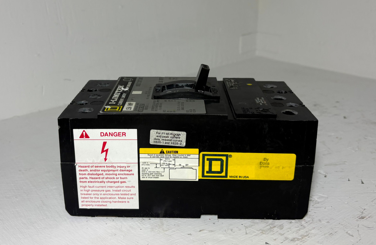 Square D KIL36150 150A I-Limiter Circuit Breaker 480/600V 3 Pole 150 Amp (EM5949-1)