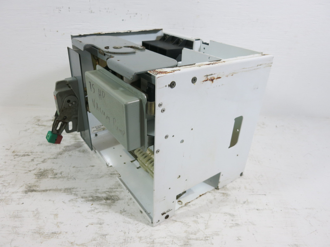 Square D Model 6 15A Breaker Feeder 12" MCC Bucket Mod 6 15 Amp Motor Control (DW8351-39)