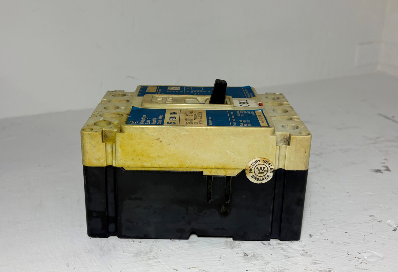 Westinghouse FDB3045L 45A Circuit Breaker Matte Blue 480/600V 3P FDB3045 45 Amp (EM5947-1)