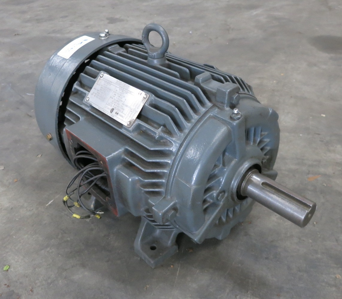 Siemens RGZESD 10 HP AC Motor 230/460V 1750 RPM PE-21 Plus 1LA92154YK60 (DW8365-1)
