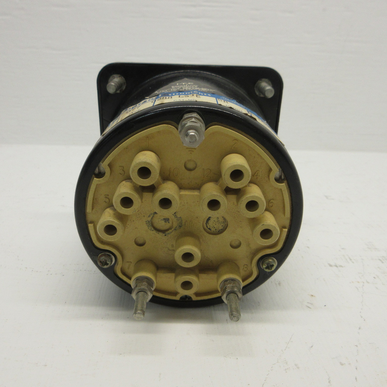 Crompton ITE 077-08AA-LSTE AC Amperes Panel Meter 8AALSTE 5A (Range: 0/1600 AAC) (AH1456-1)