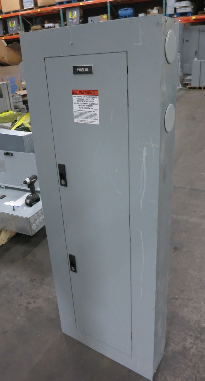 GE AEF3424MBX 400A Breaker Panel Board 480Y/277V MLO 3PH 4W 400 Amp 480 VAC TEY (DW8374-1)