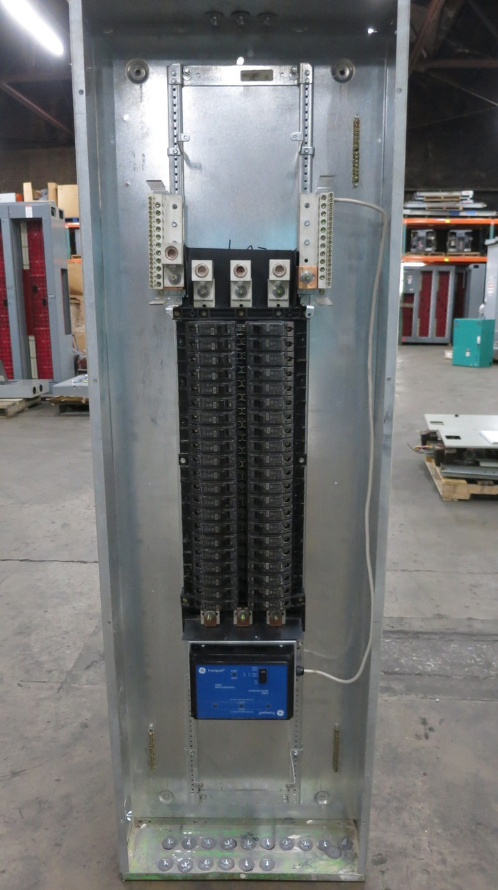 GE AQF3424MTX 400A Breaker Panel Board 208/120V 4W 400 Amp Surge Protection TPME (DW8372-1)
