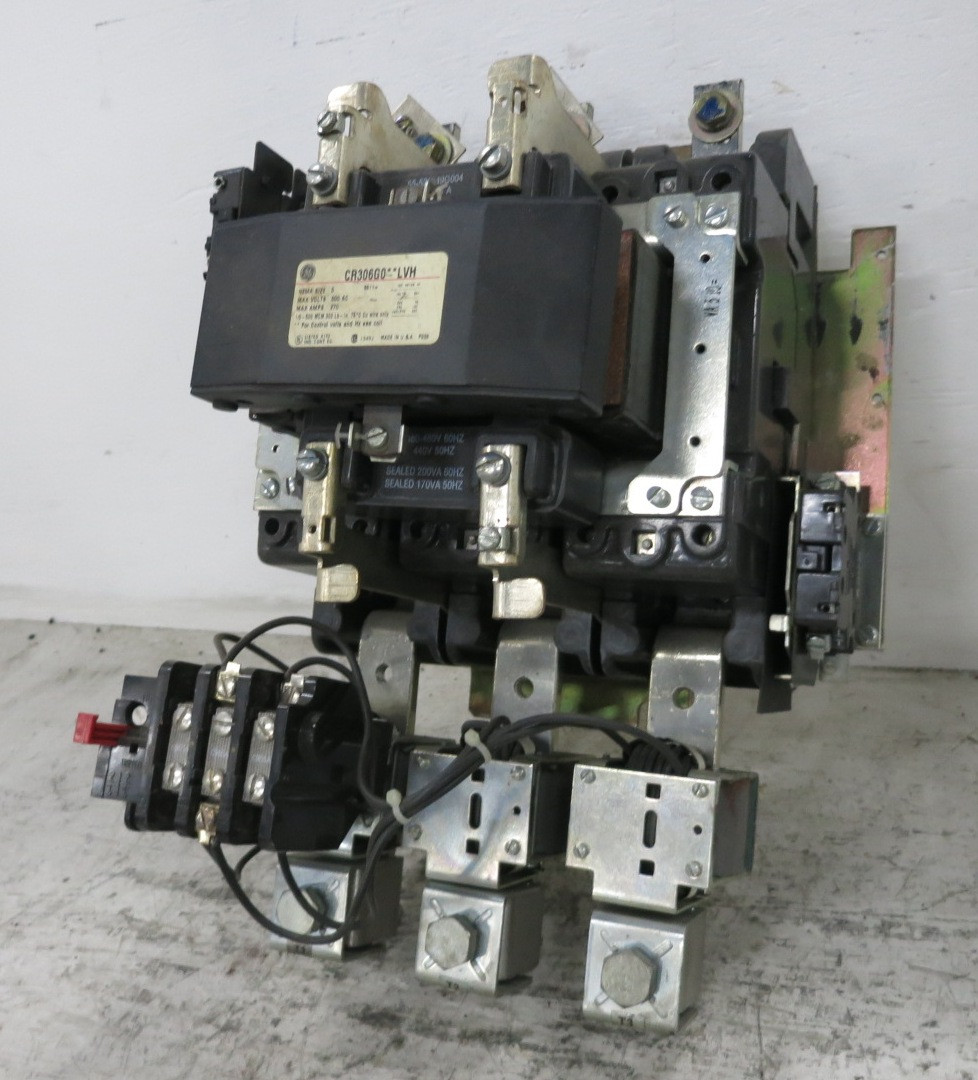 GE CR306G0**LVH Size 5 Motor Starter 480V Coil 200 HP CR306G0 (DW8369-1)