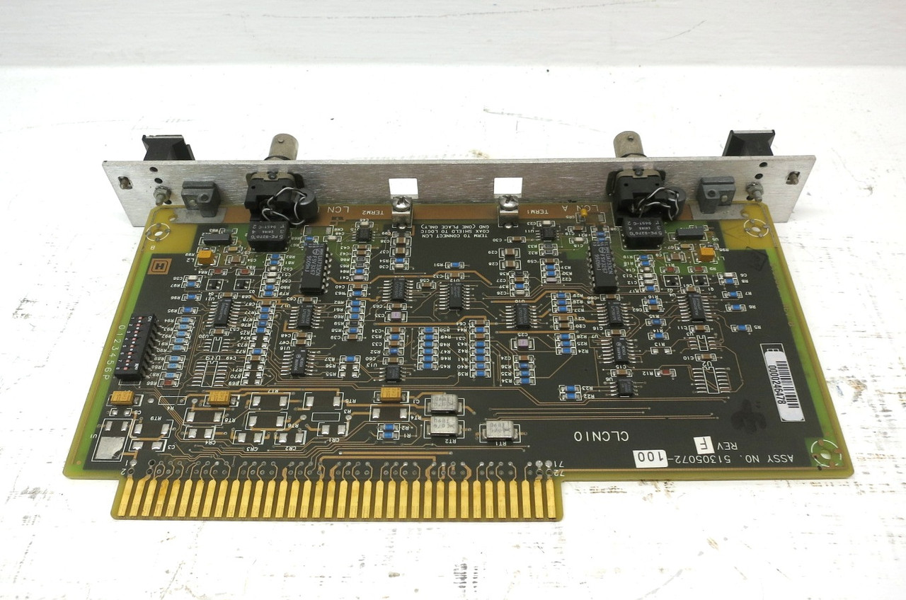 Honeywell 51305072-100 Rev F CLCNIO CLCN-A/B I/O Board 51305071 PCB PLC Card LCN (DW8382-1)