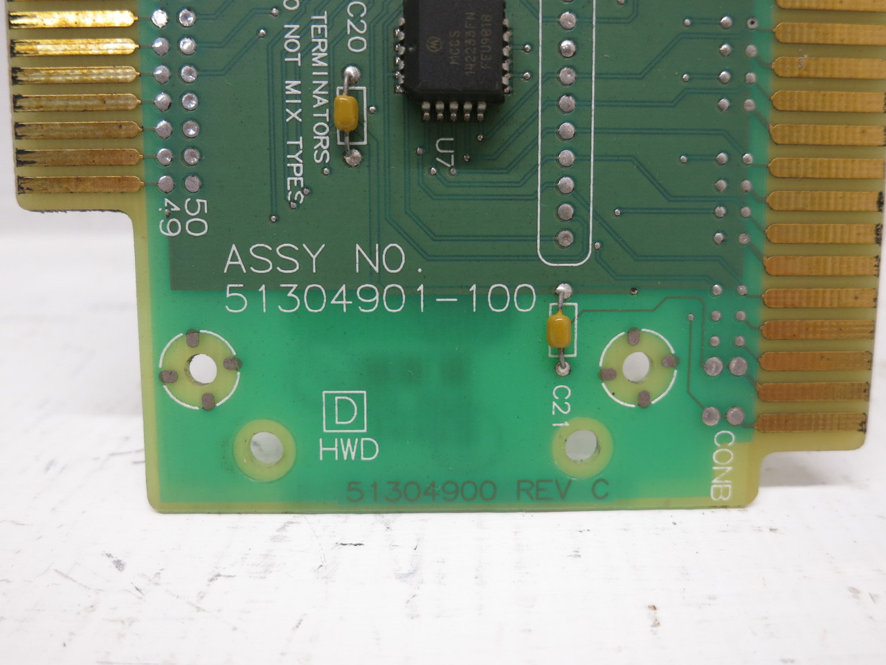 Honeywell 51304901-100 HWD D PCB Board I/O Module 51304900 Rev C WDA Card (DW8378-1)