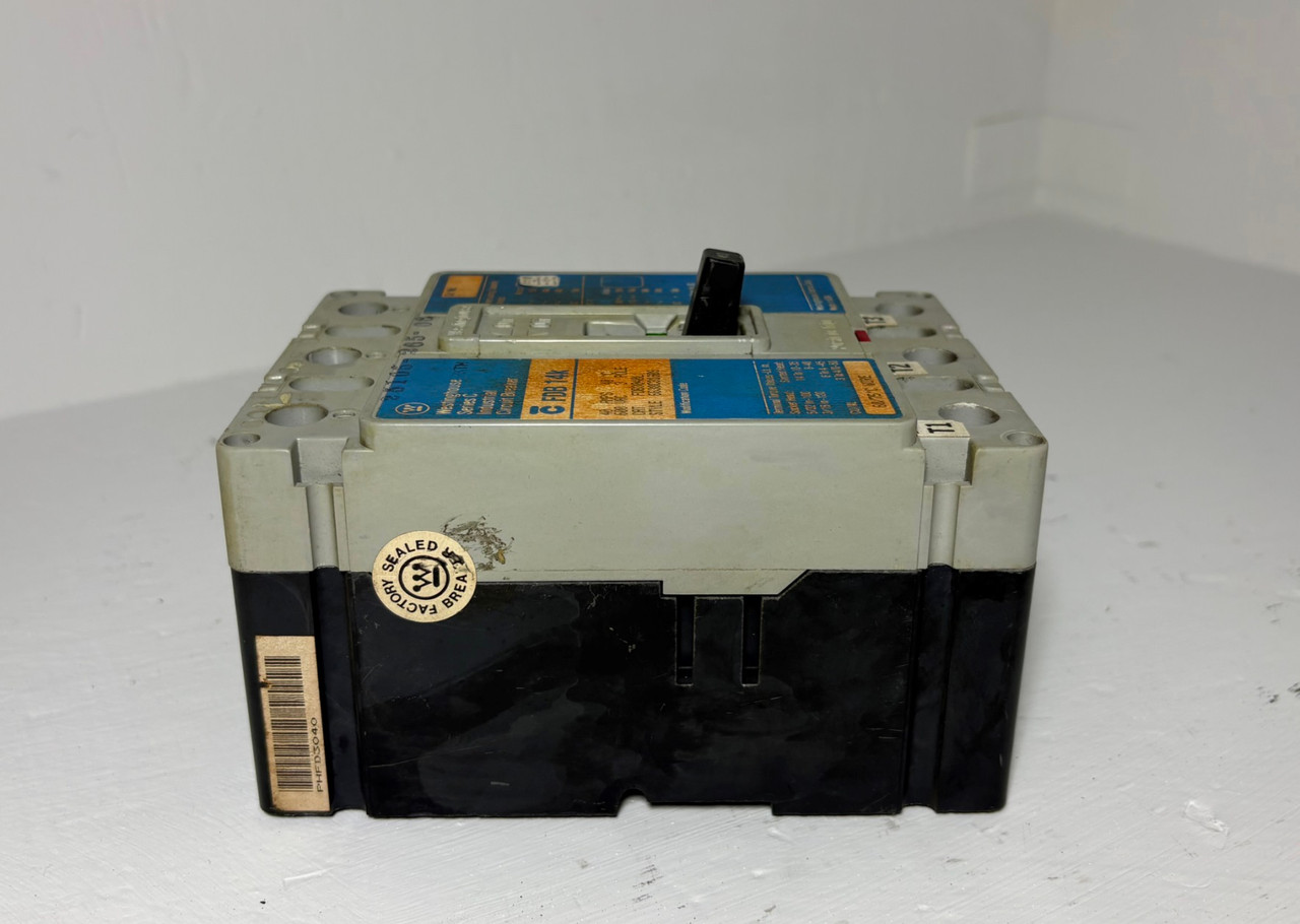 Westinghouse FDB3040L 40A Circuit Breaker Matte Blue Gray 600V 3P FDB3040 40 Amp (EM5958-1)