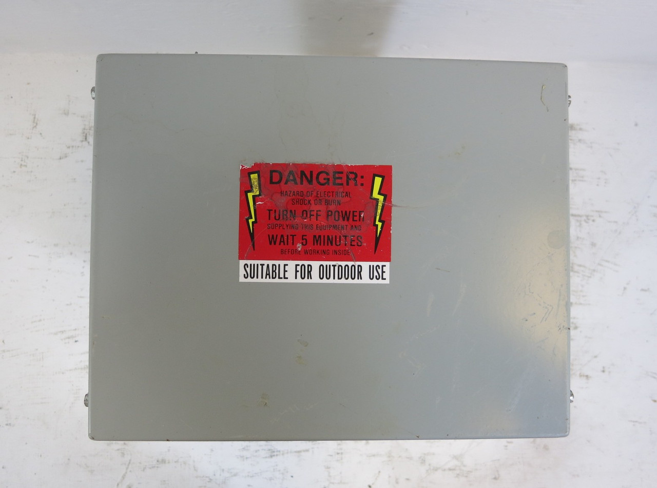 Square D Var-Gard 27.5 kVAR 480V 60Hz PFC4027F Power Factor Capacitor (BJ1139-2)