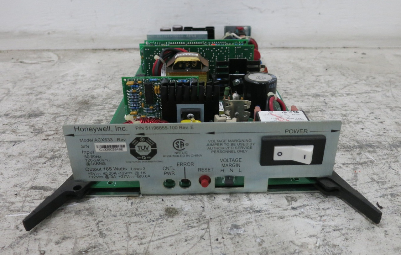 Honeywell 51196655-100 Rev E PLC Power Supply ACX633 50-0291-0000 Rev G Board (DW8392-1)