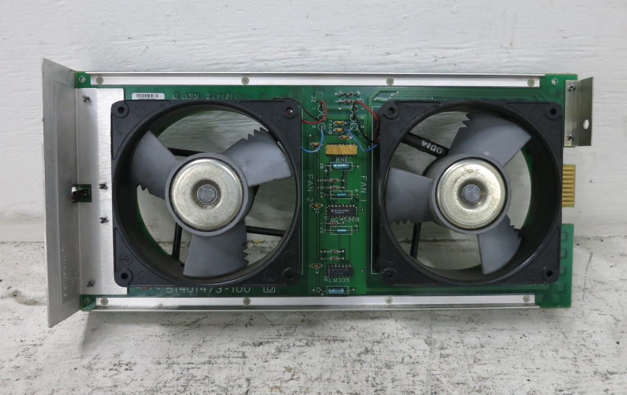 Honeywell 51401496-100 Rev B 2 Node Fan Assembly 51401473-100 D PLC 51401472 D (DW8391-7)