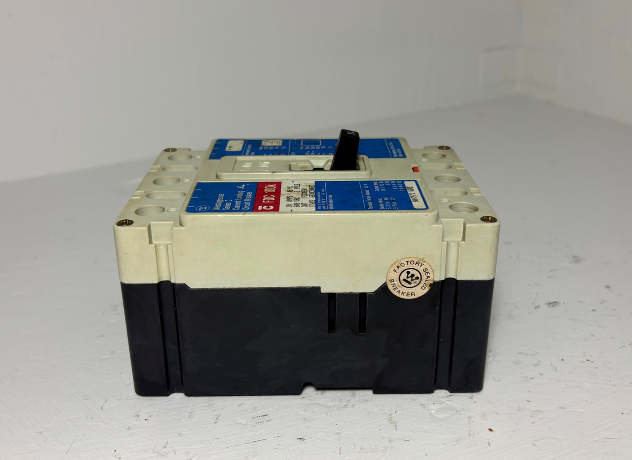 Westinghouse FDC3030 30A Circuit Breaker Matte Red FDC3030L 600V 3P FDC 30 Amp (EM5966-1)