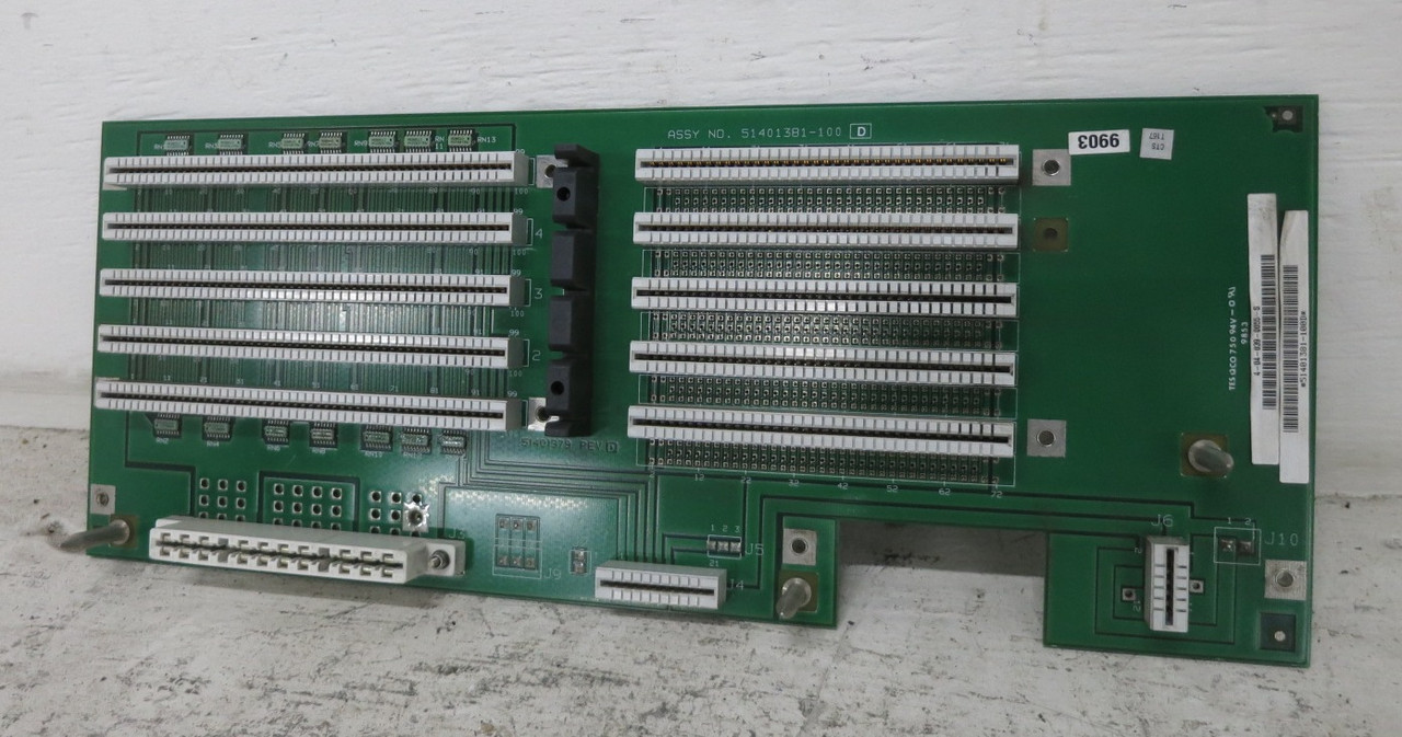 Honeywell 51401381-100 D 5 Slot Module Backplane 51401379-100 D PLC Chassis Rack (DW8389-2)