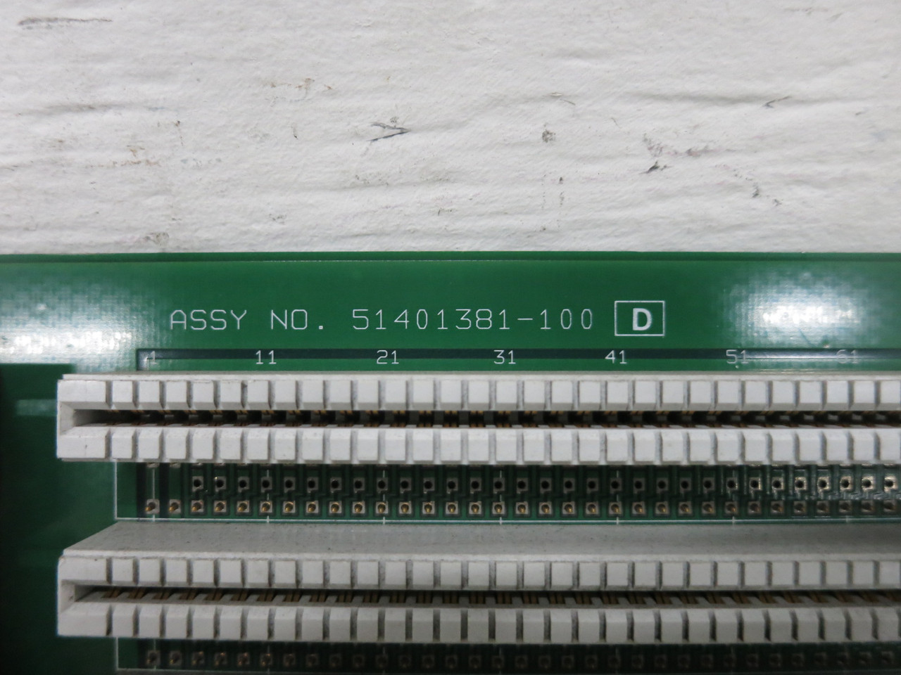 Honeywell 51401381-100 D 5 Slot Module Backplane 51401379-100 D PLC Chassis Rack (DW8389-2)