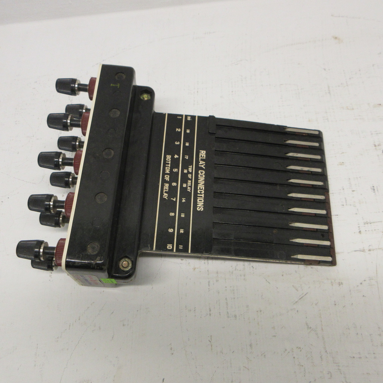 General Electric GE 12XLA12A1 Relay Connection Test Plug Drawouts/Relays/Meters (AH1464-1)