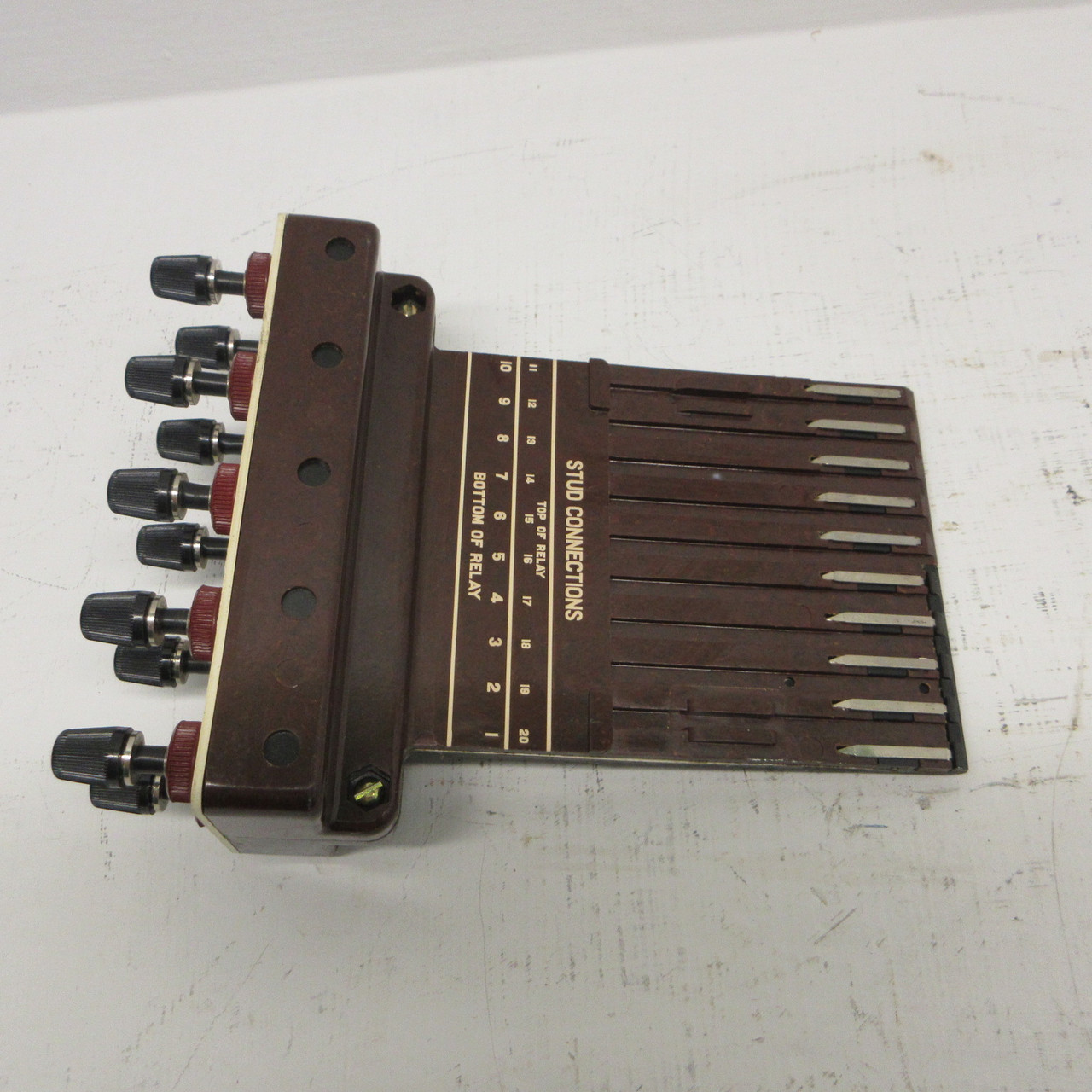 General Electric GE 12XLA12A1 Relay Connection Test Plug Drawouts/Relays/Meters (AH1464-1)