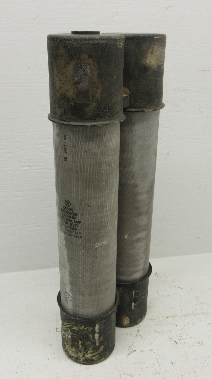 Westinghouse 678C299G01 High Voltage Fuse 2.4/4.8 KV 250E/280X Amp CLE-22 C-H (AH1467-3)