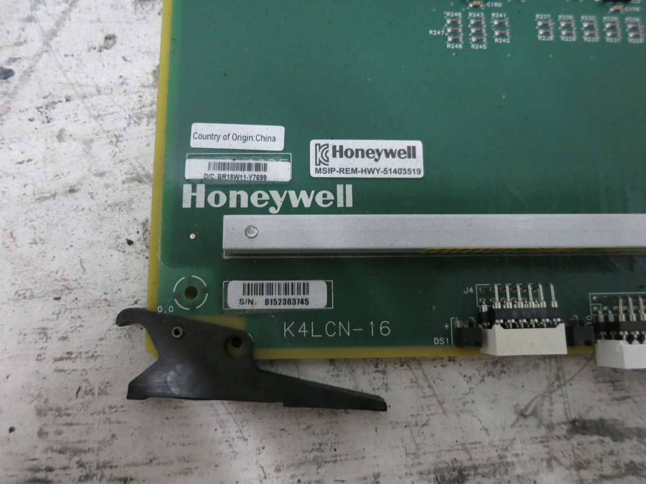 Honeywell 51403519-160 HDW Y KFW S K4LCN-16 Memory Processor PLC 51403518-100 (DW8396-1)