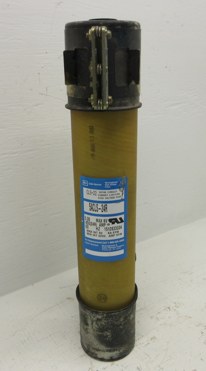 Westinghouse 5ACLS-24R Current Limiting High Voltage Fuse 5.08 Max KV 450A(24R) (AH1466-9)