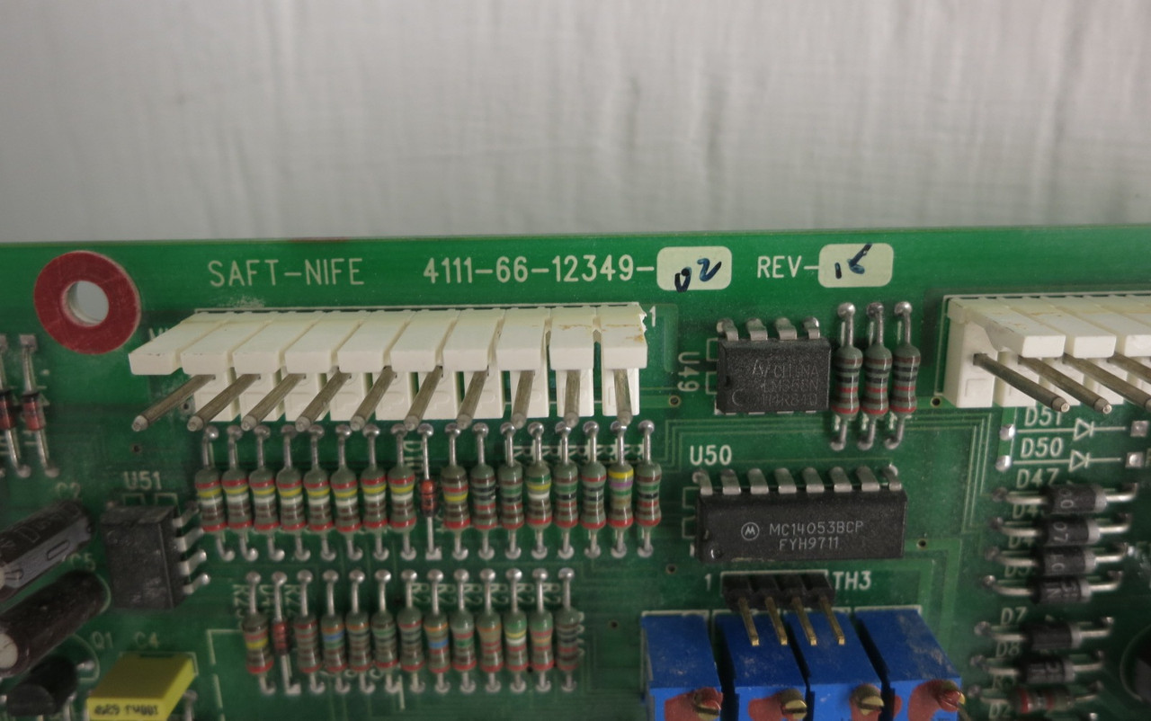 Saft-Nice 4111-66-12349-02 Battery Charger Control Display Board 3133-66-43563 (DW8398-1)