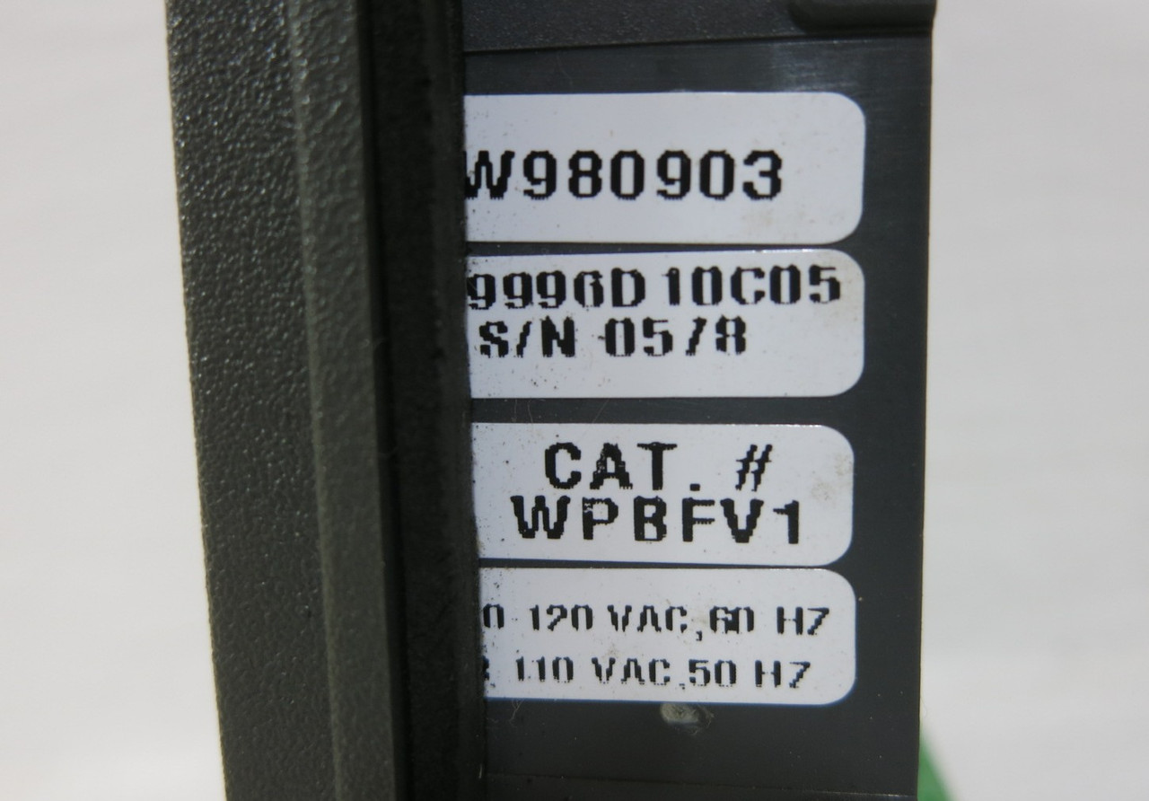 Cutler Hammer WPBFV1 9996D10C05 Advantage Control Module W200 W980903 (BJ1141-1)