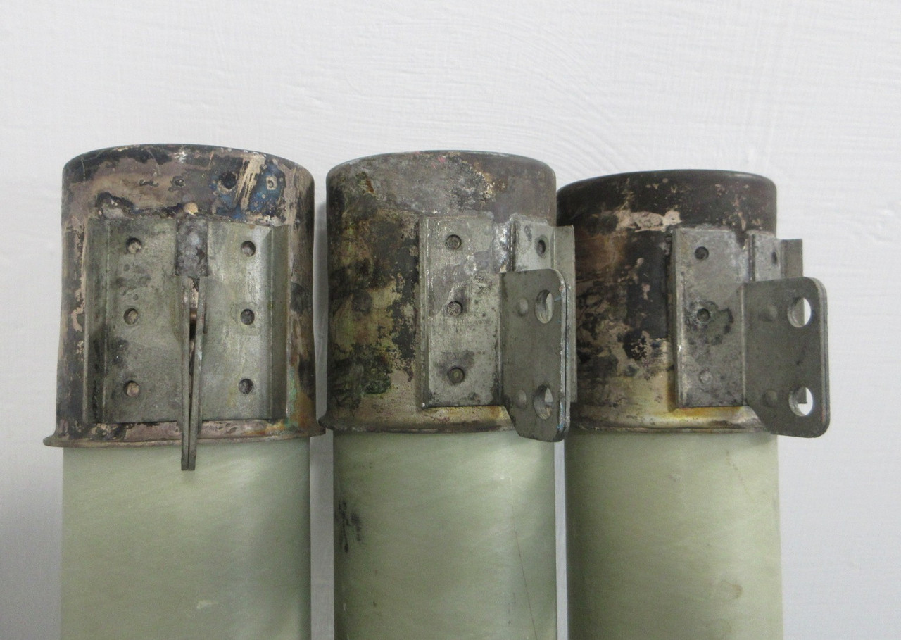 Westinghouse 449D597G06 Type CLS-12 Fuses 2.75/5.5kV 130 Amp 130A (LOT OF 3) (AH1477-1)