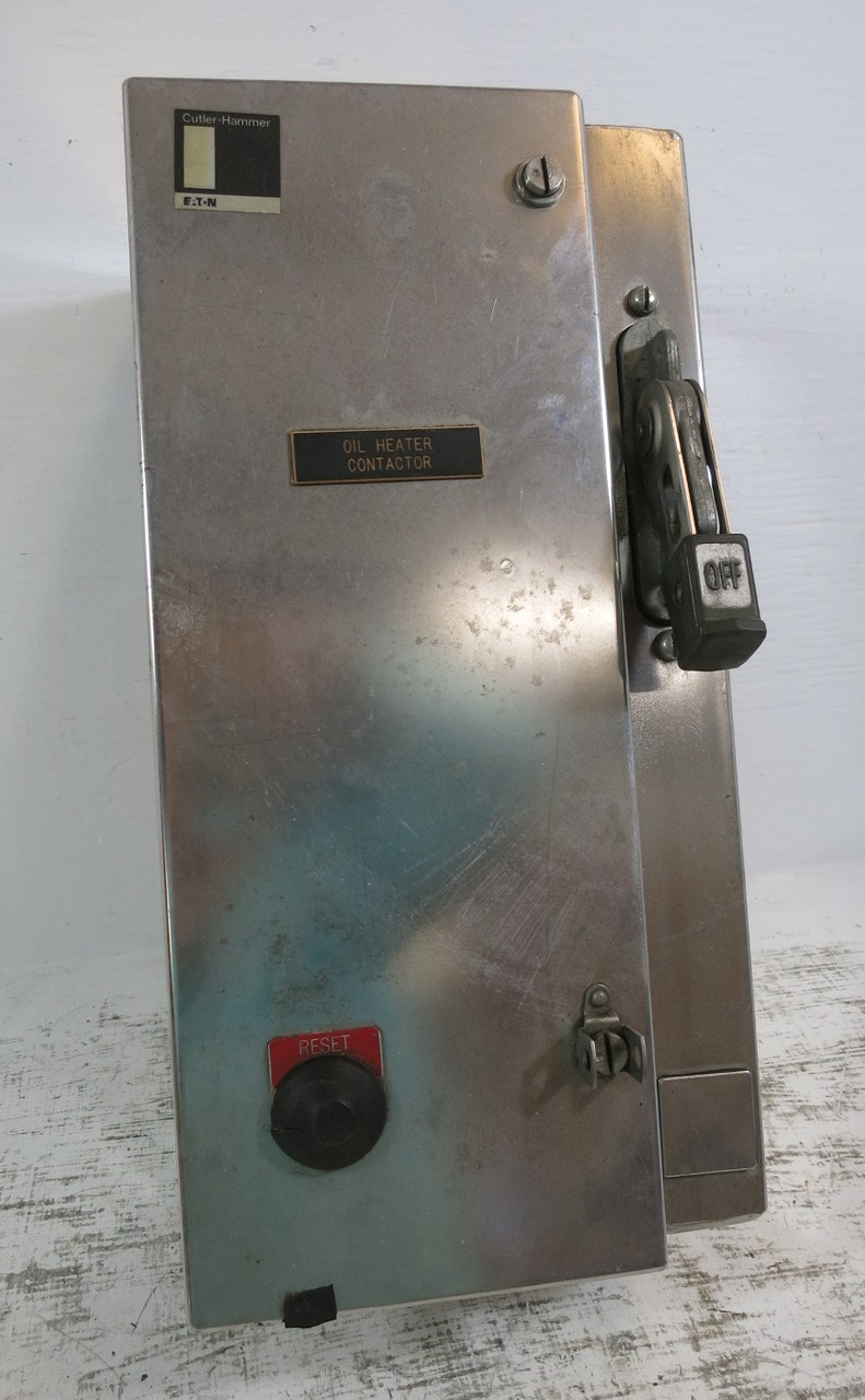 Eaton 15A Breaker Size 1 Contactor Combination Box C10CN3 15 Amp Combo HMCP SS (DW8405-1)