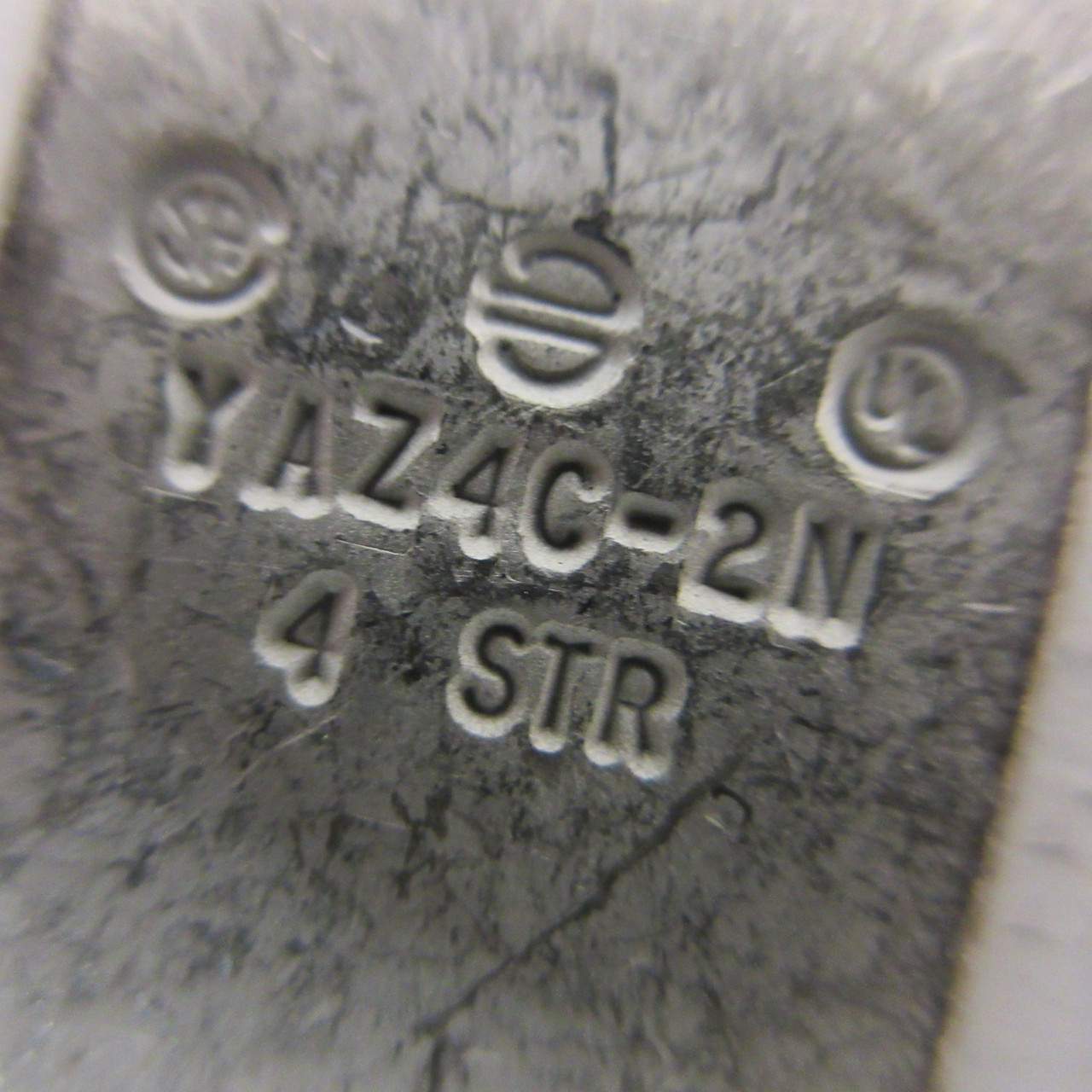 NEW Burndy YAZ4C-2N 2 Hole Crimp Lugs 4 STR 4 AWG Gray Die 346/8 NNB (LOT OF 6) (AH1484-3)