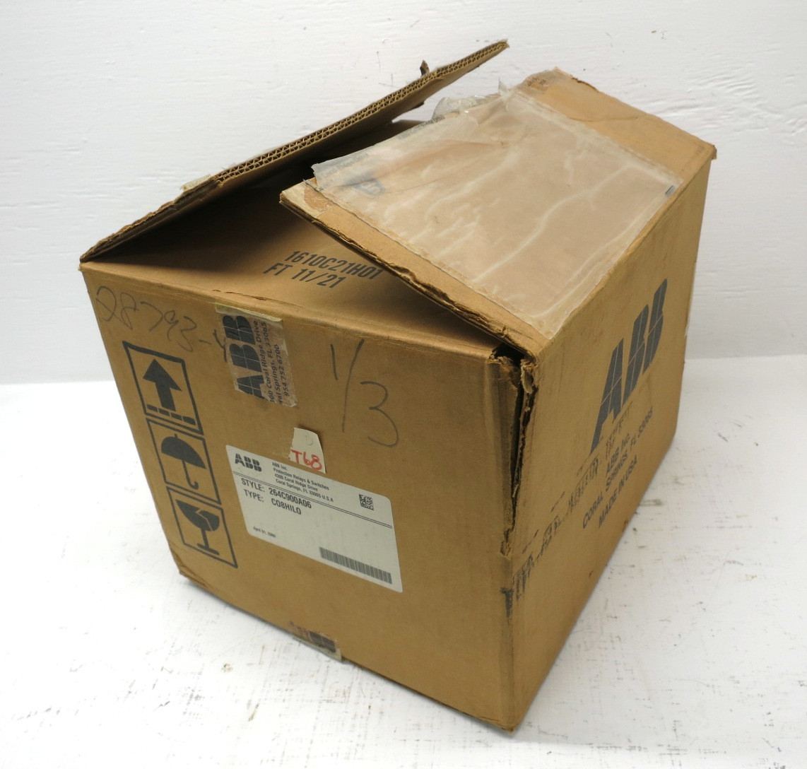 NEW ABB 264C900A06 Type CO-8 HILO Overcurrent Relay 1-12 Amp 60 Hz CO8HILO (DW8406-1)