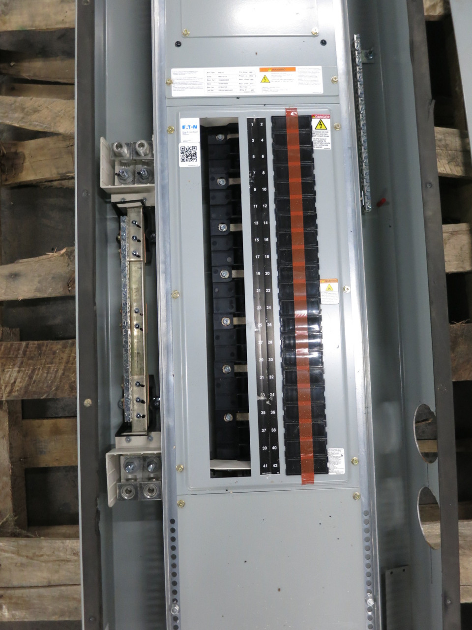 Eaton PRL2X 600A 480Y/277V Circuit Breaker Panel Board 3PH 4W 600 Amp Xpert 3R (DW8411-1)