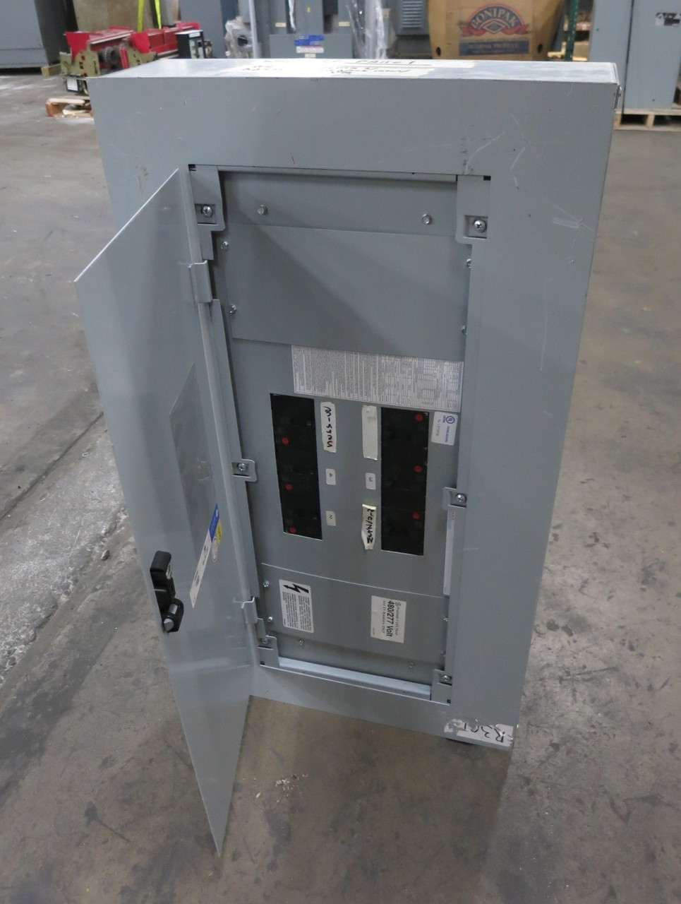 GE 225A 480/277V A Series II Breaker Panel Board MLO 3PH 4W 225 Amp 480V AEU (DW8410-1)