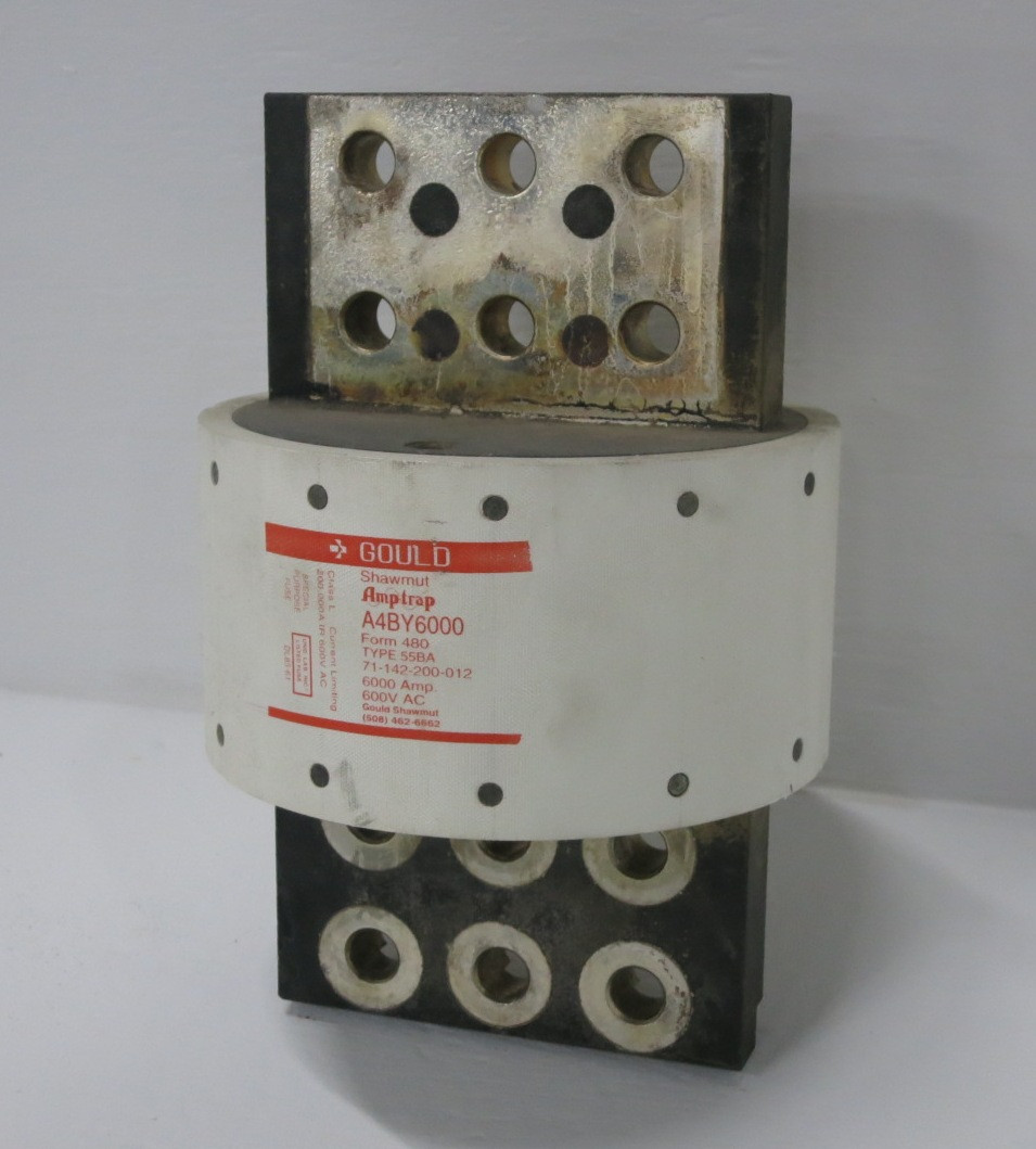 Gould Shawmut A4BY6000 6000A Current Limiting Fuse 600V Form 480 55BA 6000 Amp (DW8409-6)