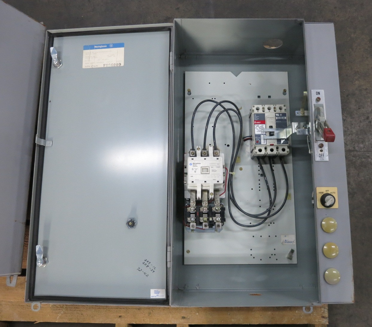 Westinghouse Size 3 Starter 100A Breaker Combo Box 100 Amp A200M3CAC Combination (DW8408-2)