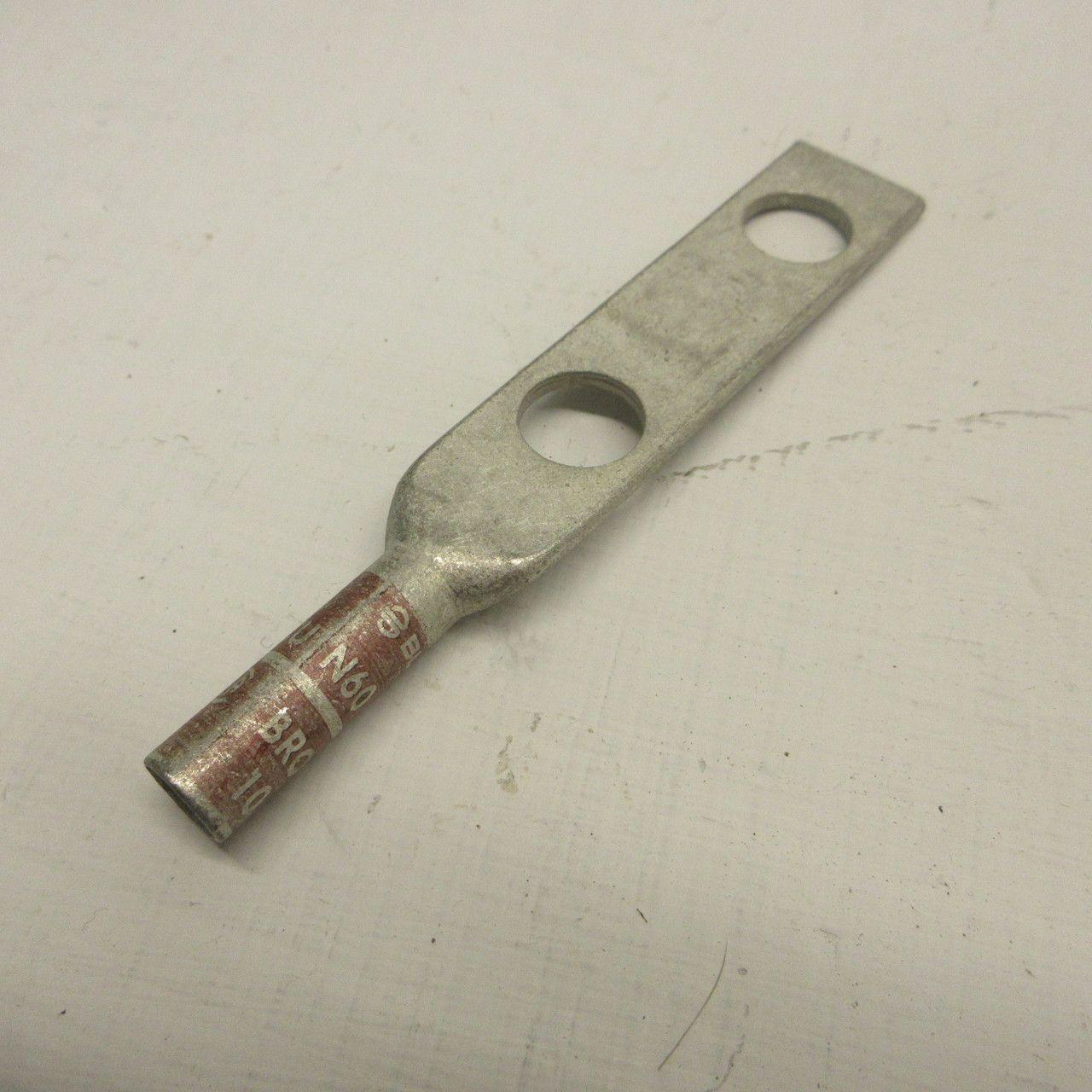NEW Burndy YAZ2C2N 2 Hole Crimp Lugs 2 AWG N60 Brown Die 10 or 97 NNB (LOT OF 6) (AH1488-5)